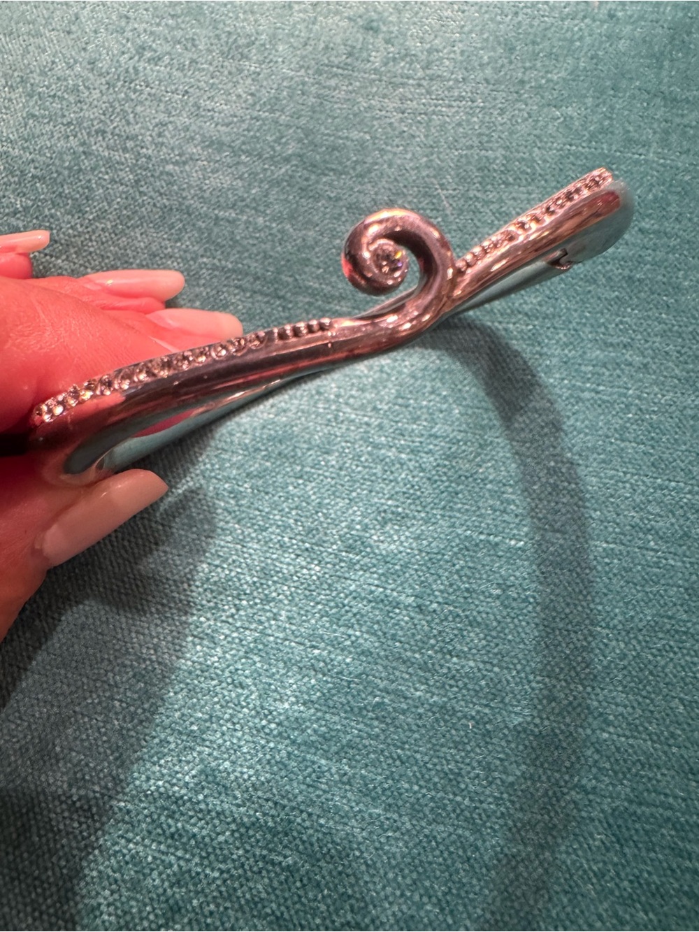 Elegant Brighton Silver Swirl Cuff Bracelet - Women Jewelry Bracelets